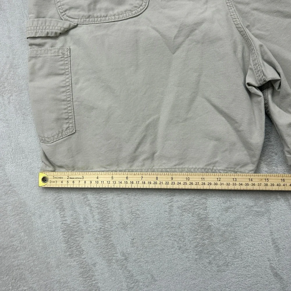 Carhartt Carpenter Shorts Mens 44 Tan B144-TAN Original Fit Canvas Workwear